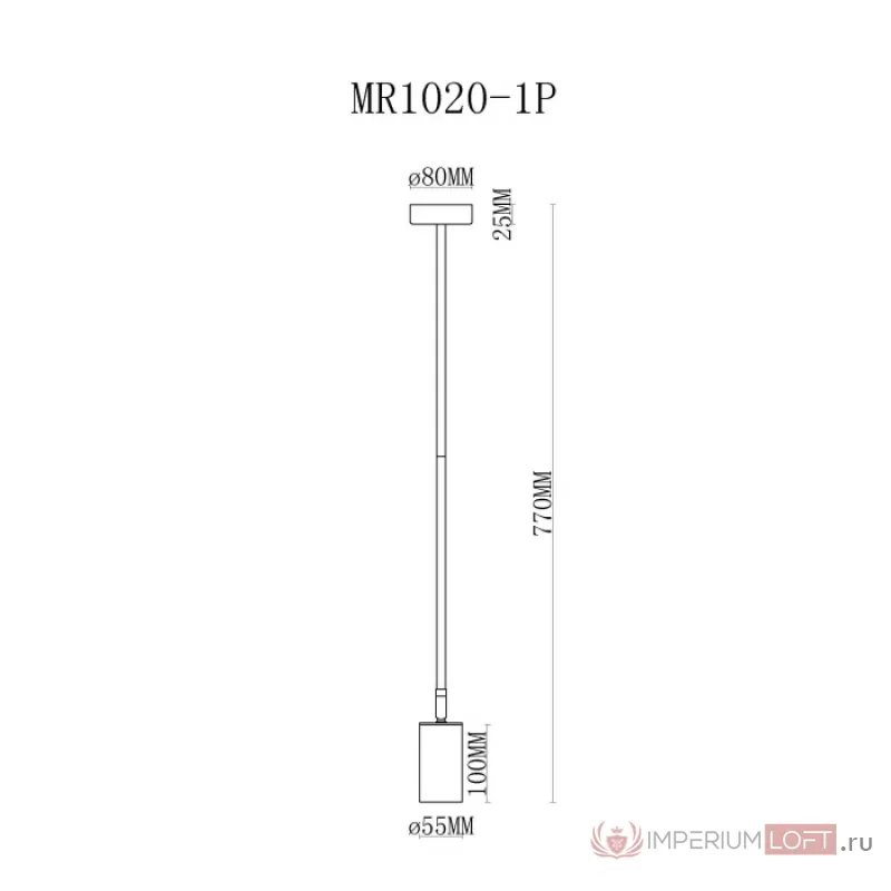 Подвесной светильник MyFar Dereck MR1020-1P от ImperiumLoft