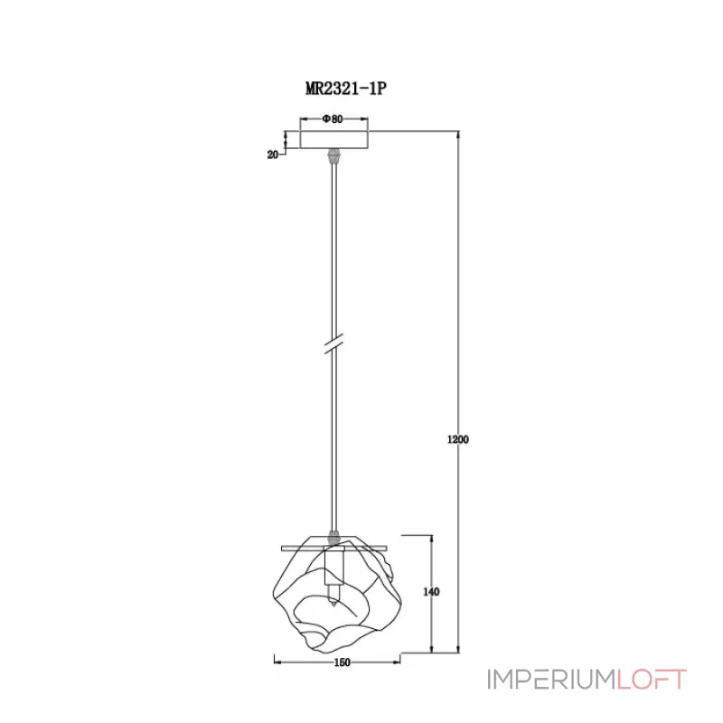 Подвесной светильник MyFar Stella MR2321-1P Подвесной светильник MyFar Stella MR2321-1P