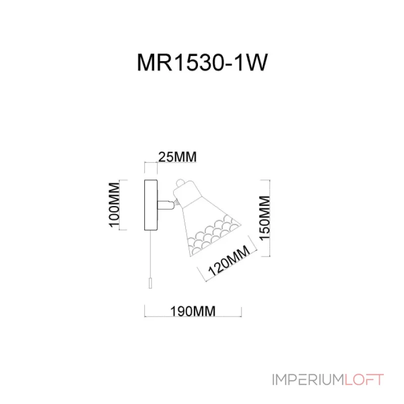 Бра MyFar Chilly MR1530-1W Бра MyFar Chilly MR1530-1W