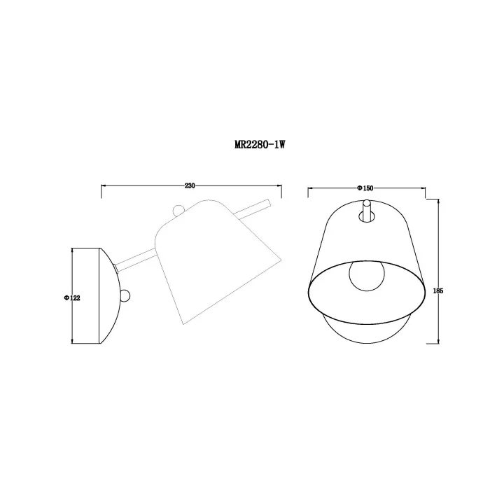 Бра MyFar Clementine MR2280-1W от ImperiumLoft