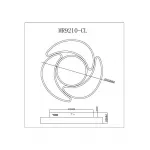 Потолочный светильник MyFar Lysithea MR9210-CL от ImperiumLoft