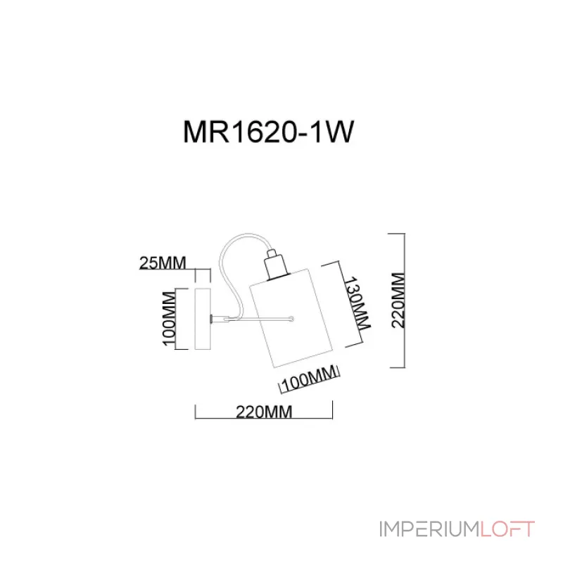 Бра MyFar Sara MR1620-1W