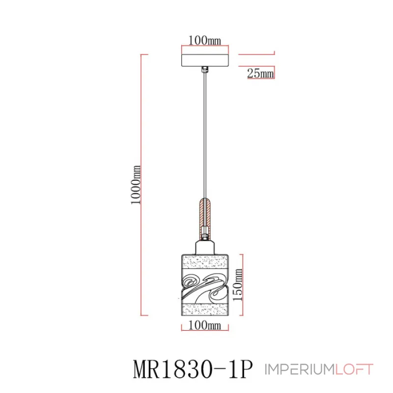 Подвесной светильник MyFar Olivia MR1830-1P