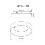 Потолочный светильник MyFar Shannon MR2194-1PL от ImperiumLoft
