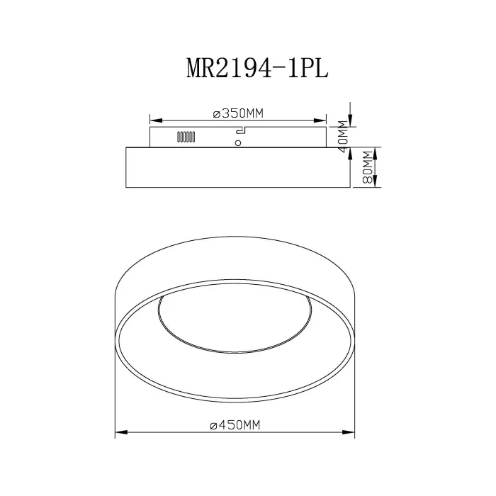 Потолочный светильник MyFar Shannon MR2194-1PL от ImperiumLoft