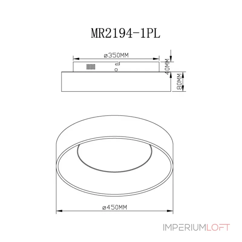 Потолочный светильник MyFar Shannon MR2194-1PL