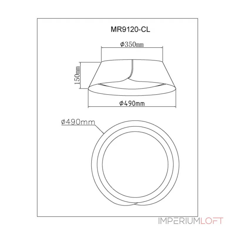 Потолочный светильник MyFar Cordelia MR9120-CL