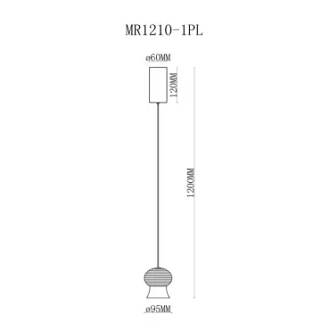 Подвесной светильник MyFar Jane MR1210-1PL от ImperiumLoft