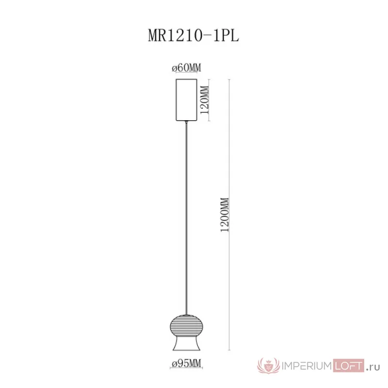 Подвесной светильник MyFar Jane MR1210-1PL от ImperiumLoft