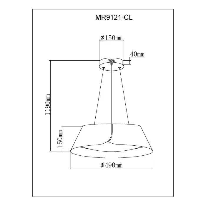 Потолочный светильник MyFar Cordelia MR9121-CL от ImperiumLoft