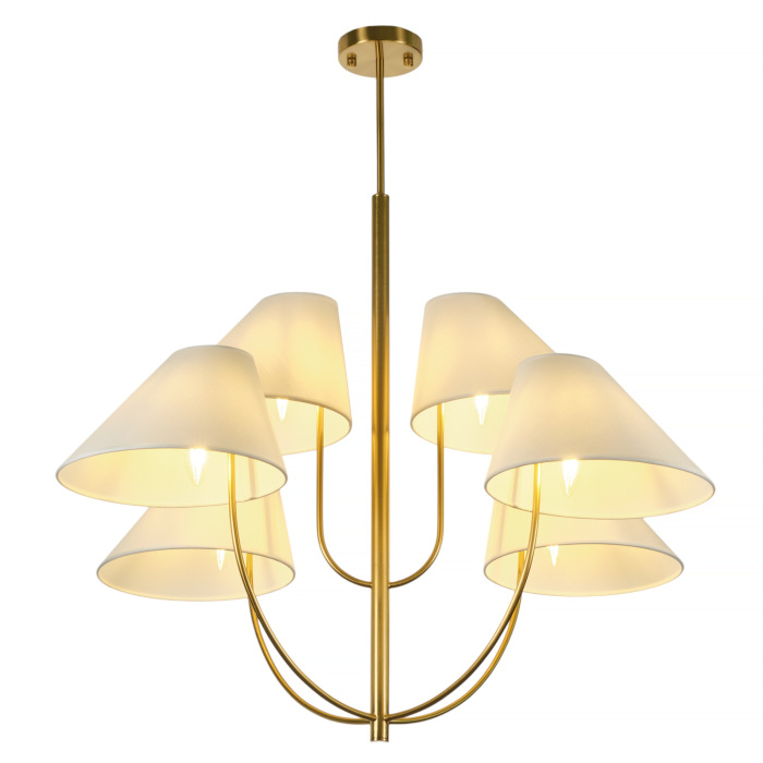 Люстра на штанге MyFar Lukas MR2390-6C от ImperiumLoft