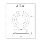 Потолочный светильник MyFar Naiad MR9060-CL