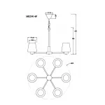 Люстра MyFar Mark MR2341-6P от ImperiumLoft
