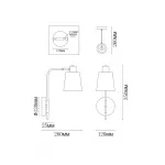 Бра MyFar Tina MR1341-1W