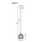 Подвесной светильник MyFar Beata MR2260-1P от ImperiumLoft