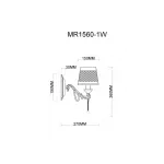 Бра MyFar Dana MR1560-1W