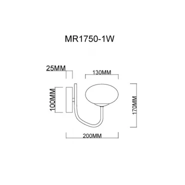 Бра MyFar Scott MR1750-1W от ImperiumLoft