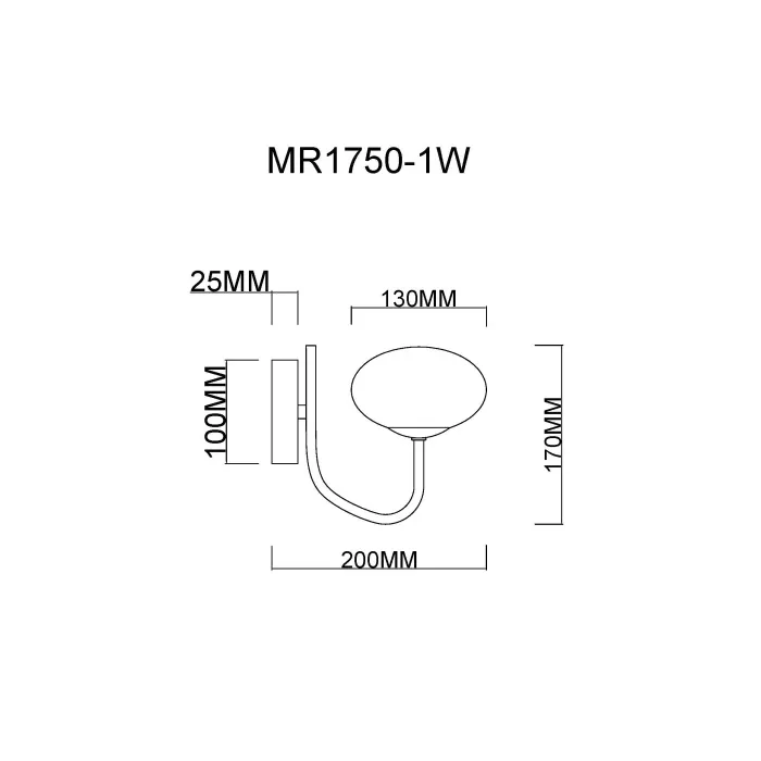Бра MyFar Scott MR1750-1W от ImperiumLoft