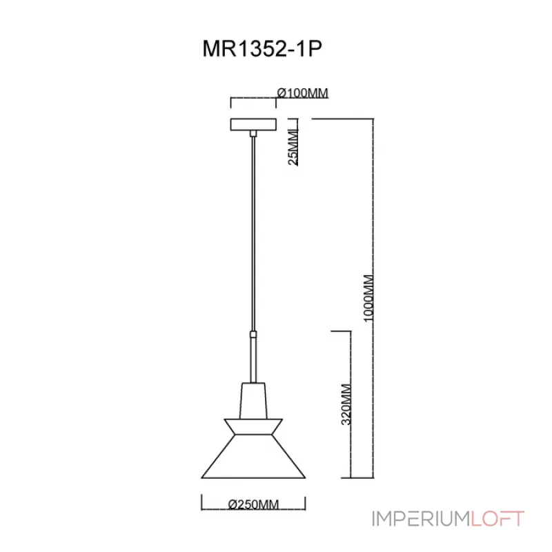 Подвесной светильник MyFar Kristina MR1352-1P