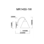 Бра MyFar Anna MR1450-1W