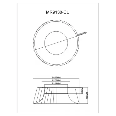 Потолочный светильник MyFar Tethys MR9130-CL от ImperiumLoft
