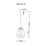Подвесной светильник MyFar Hill MR1361-1P