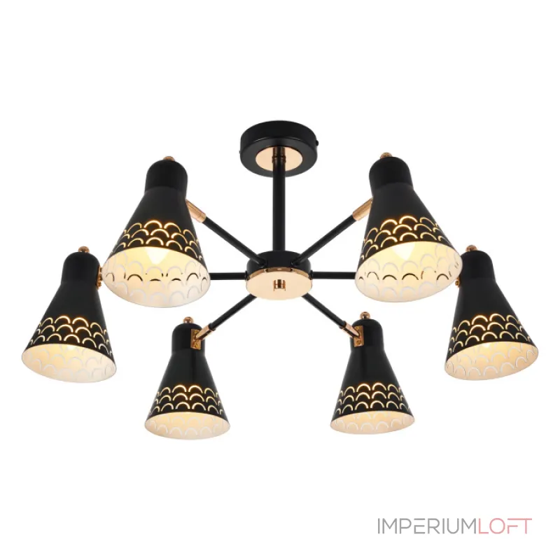 Потолочная люстра MyFar Chilly MR1531-6C Потолочная люстра MyFar Chilly MR1531-6C