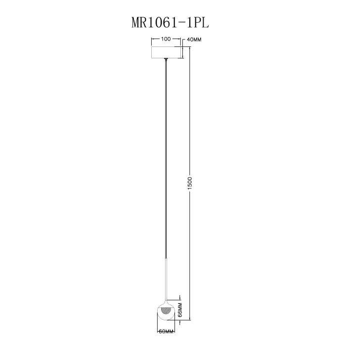 Подвесной светильник MyFar Kollins MR1061-1PL от ImperiumLoft