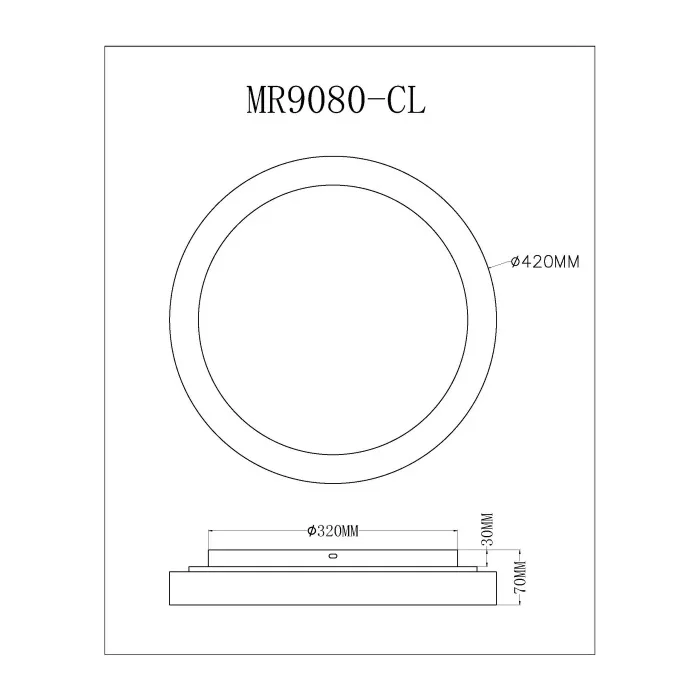 Потолочный светильник MyFar Neso MR9080-CL от ImperiumLoft