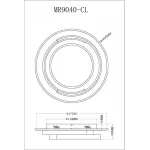 Потолочный светильник MyFar Thalassa MR9040-CL от ImperiumLoft