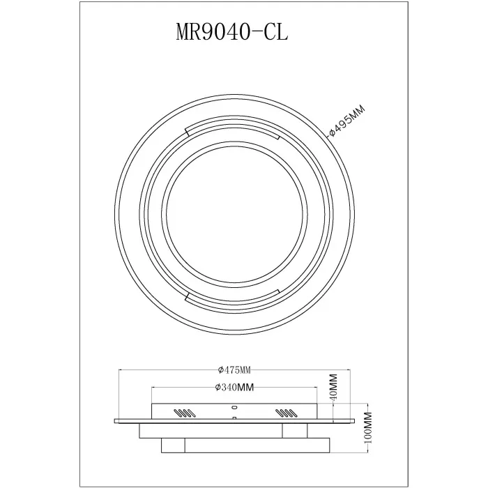 Потолочный светильник MyFar Thalassa MR9040-CL от ImperiumLoft