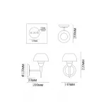 Бра MyFar Silvia MR1301-1W
