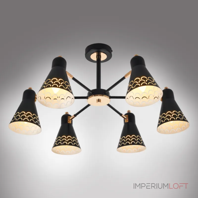 Потолочная люстра MyFar Chilly MR1531-6C Потолочная люстра MyFar Chilly MR1531-6C