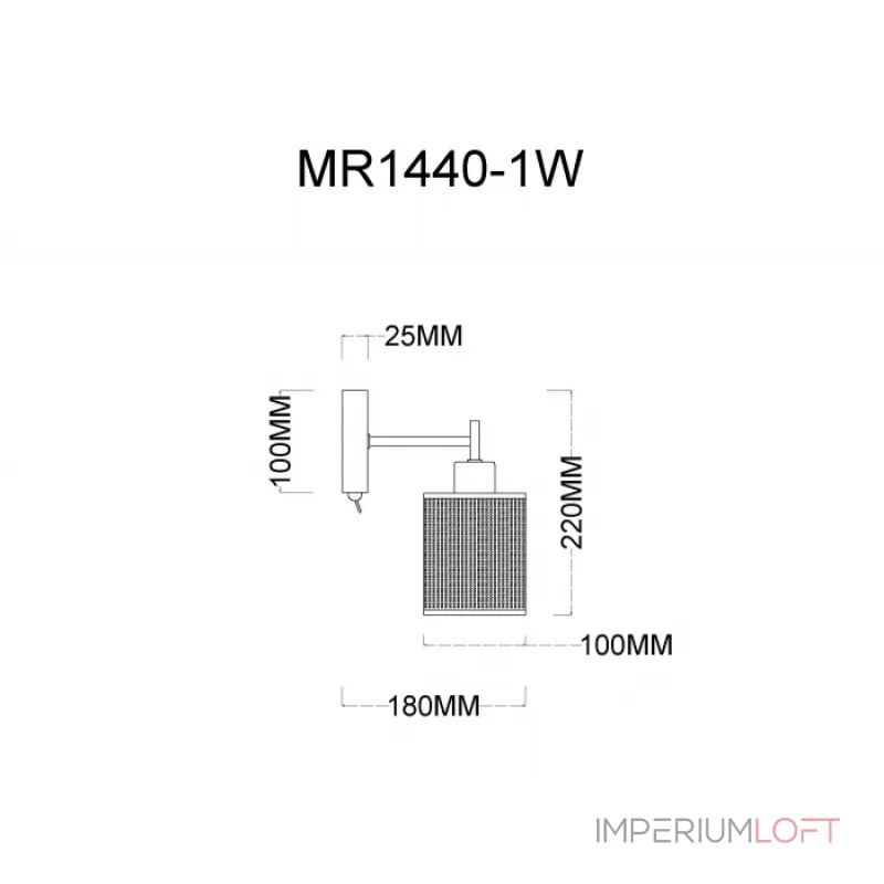 Бра MyFar Solo MR1440-1W