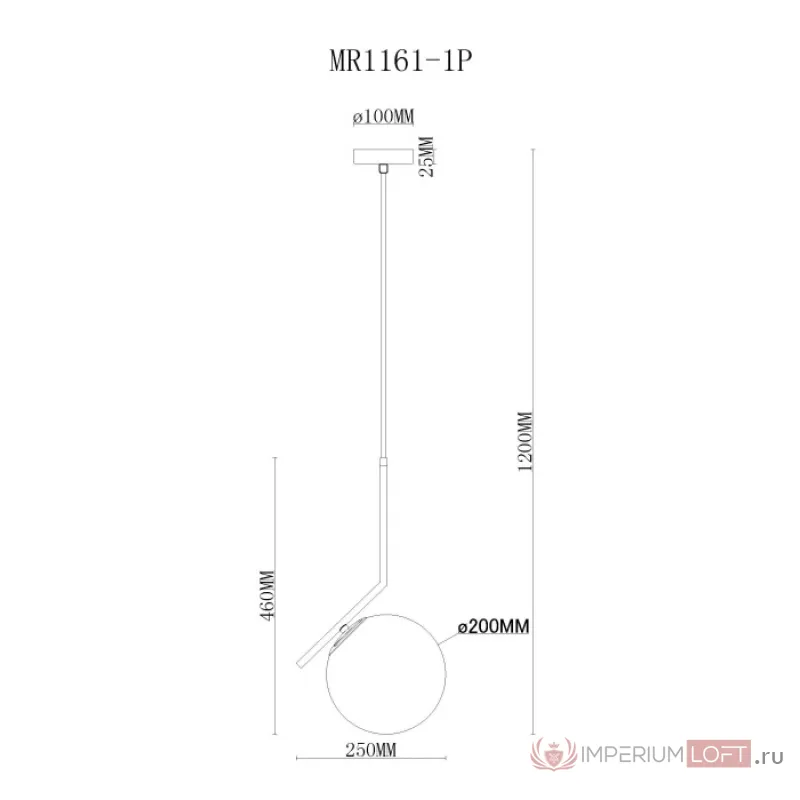 Подвесной светильник MyFar Pierre MR1161-1P от ImperiumLoft