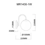 Бра MyFar Kate MR1430-1W