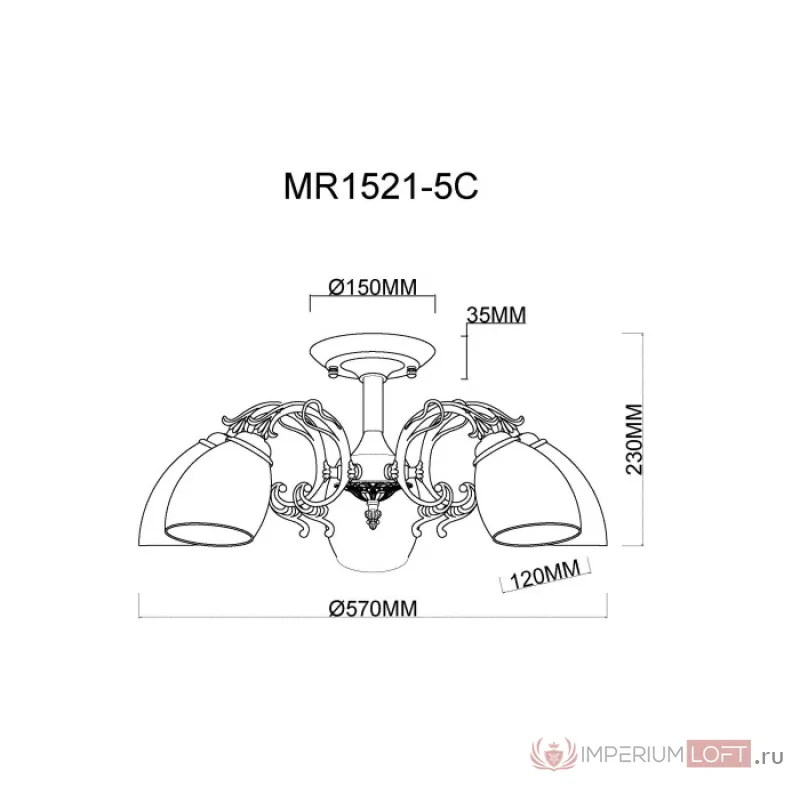 Люстра MyFar Biene MR1521-5C от ImperiumLoft