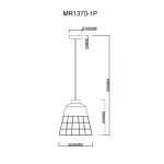 Подвесной светильник MyFar Hill MR1370-1P от ImperiumLoft