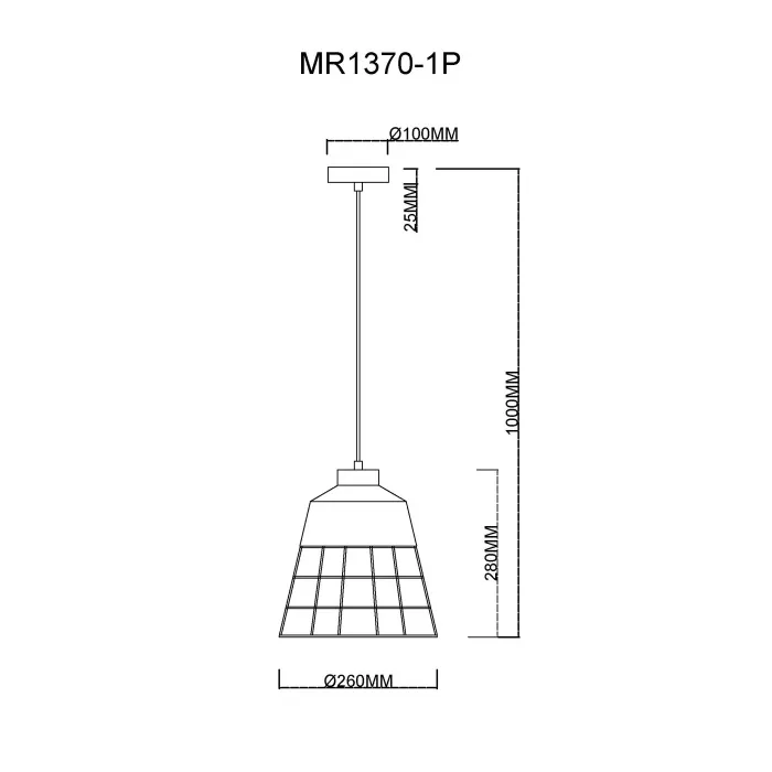Подвесной светильник MyFar Hill MR1370-1P от ImperiumLoft