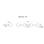 Настенный светильник MyFar Valency MR2030-4W