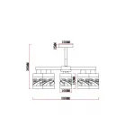 Люстра MyFar Olivia MR1823-5C от ImperiumLoft