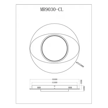 Потолочный светильник MyFar Orbit MR9030-CL от ImperiumLoft