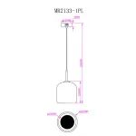 Подвесной светильник MyFar Charlie MR2133-1PL