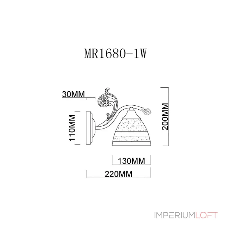 Бра MyFar Nile MR1680-1W