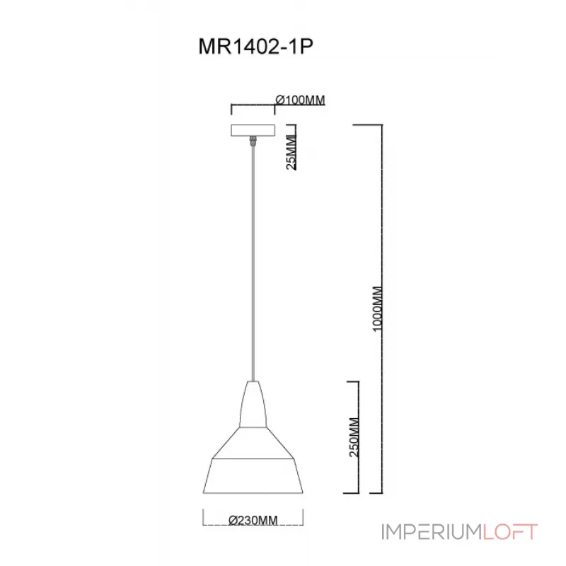 Подвесной светильник MyFar Brigitte MR1402-1P