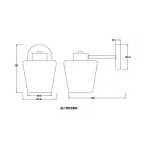 Бра MyFar Mark MR2340-1W от ImperiumLoft