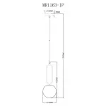Подвесной светильник MyFar Pierre MR1163-1P