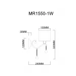 Бра MyFar Dante MR1550-1W