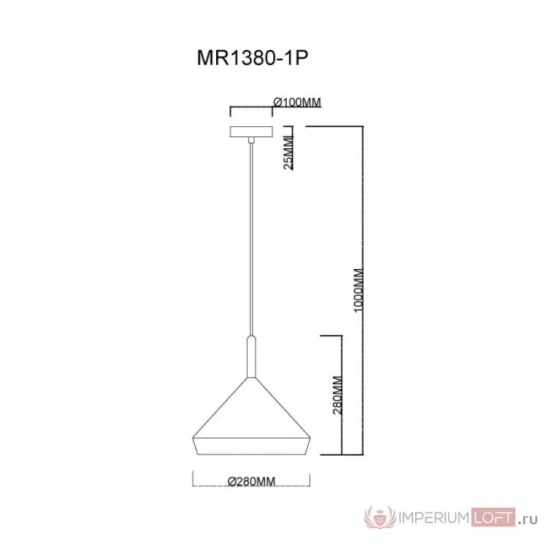 Подвесной светильник MyFar Adele MR1380-1P от ImperiumLoft