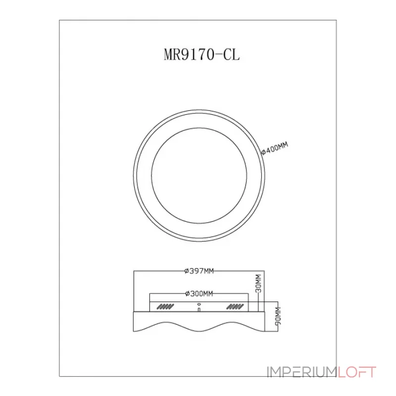 Потолочный светильник MyFar Diona MR9170-CL от ImperiumLoft Потолочный светильник MyFar Diona MR9170-CL от ImperiumLoft